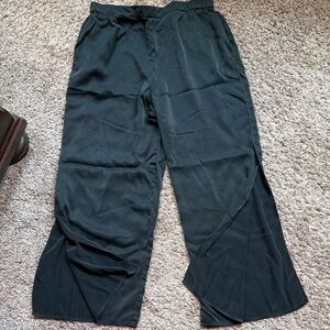 Quince Charcoal 100% Silk Elastic Waist Pants Women’s Large